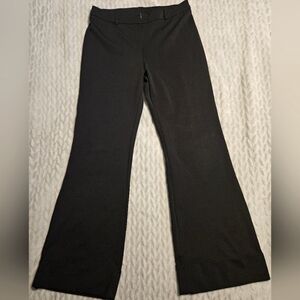 Black Express flare dress pants